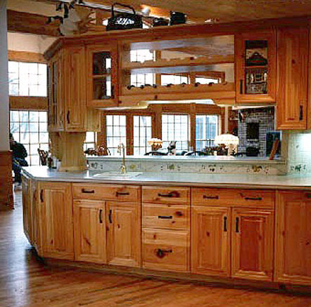 Peninsula with Upper Cabinets